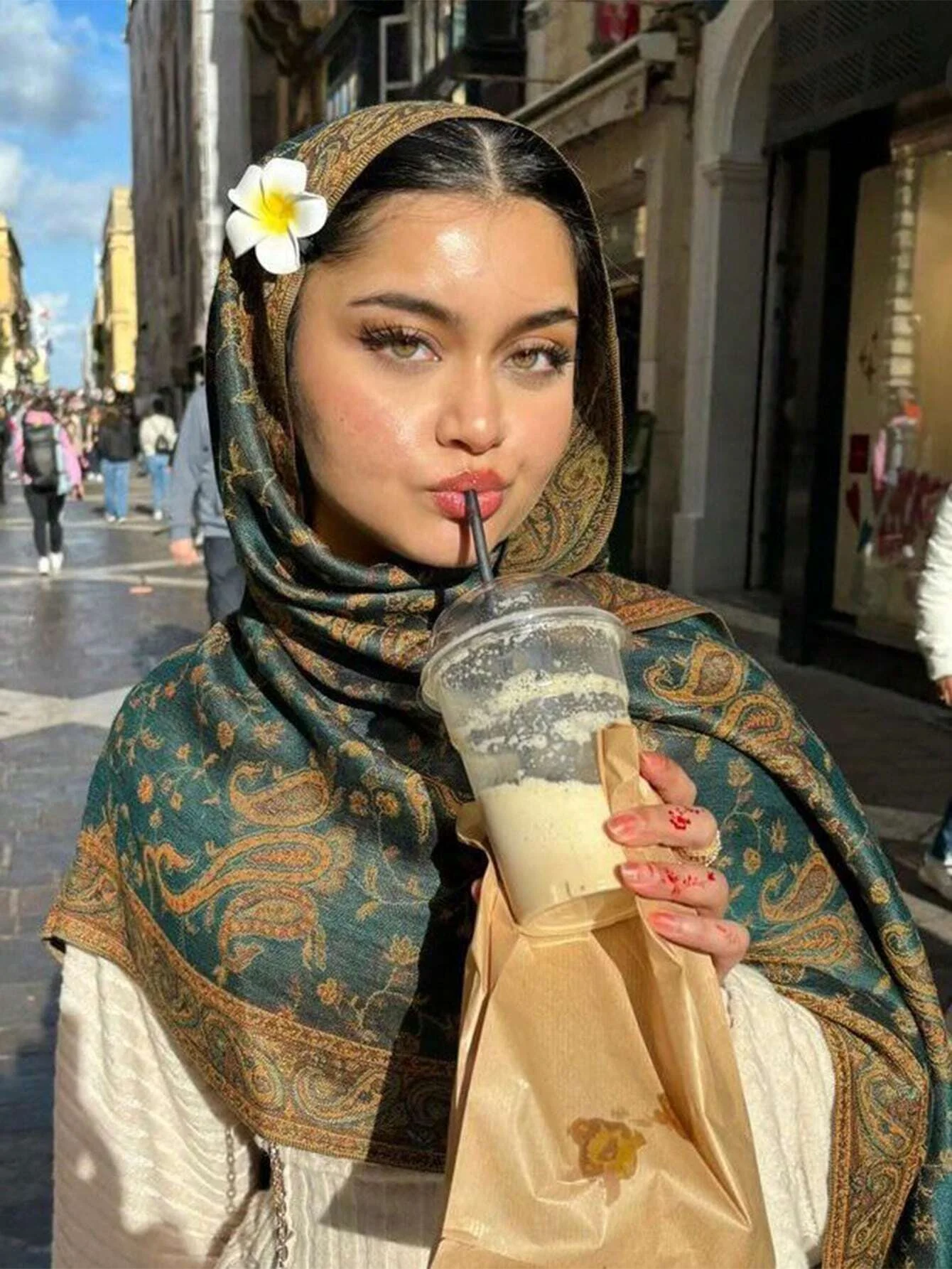 Bohemia Pashmina hidżab szalik długi muzułmański szal kaszmirowy damski chustka na szyję miękki turban chusty na głowę dla kobiet opaska na głowę luksusowa marka
