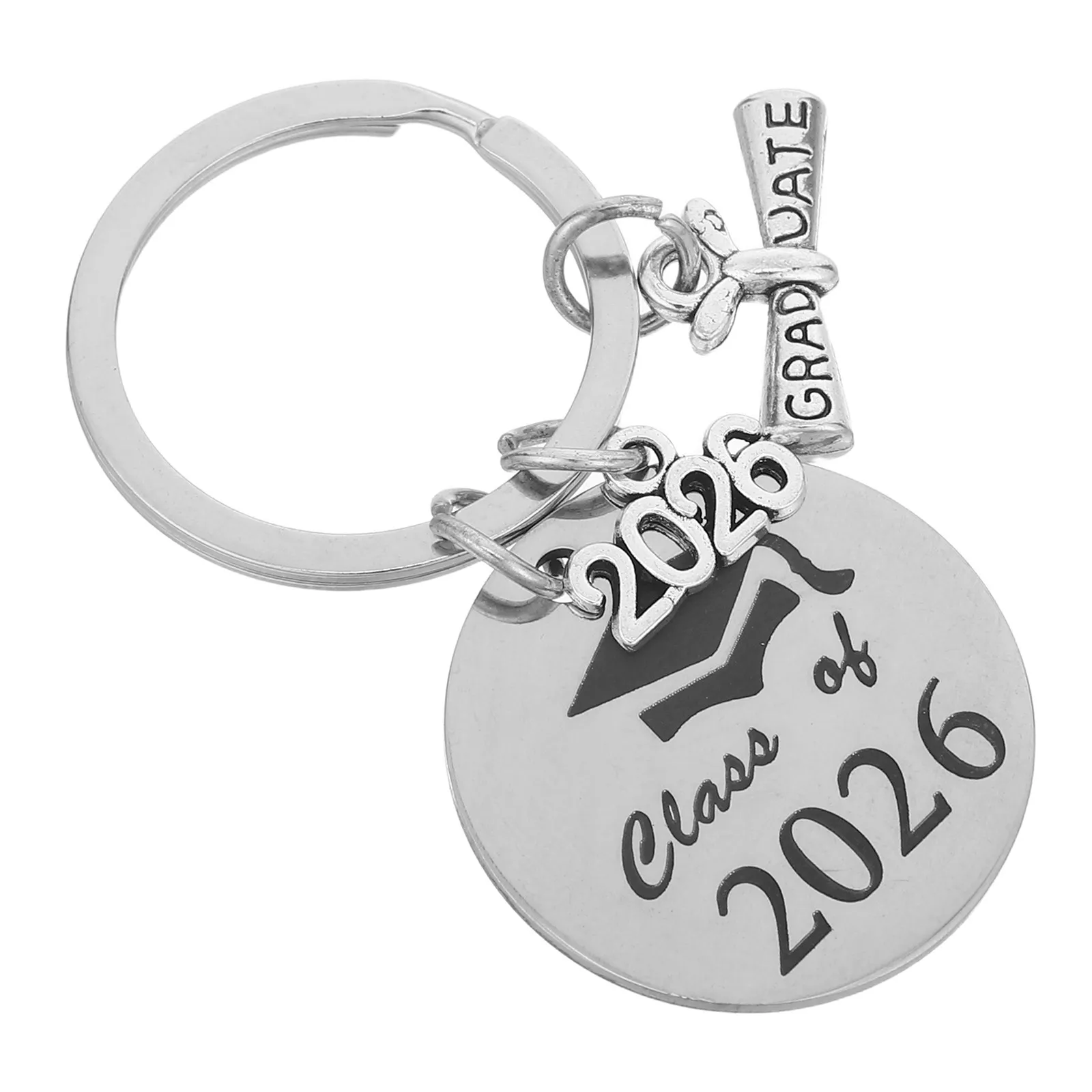 College Graduation Decorations Academic Achievement Keychain 2026 Class of Ring
