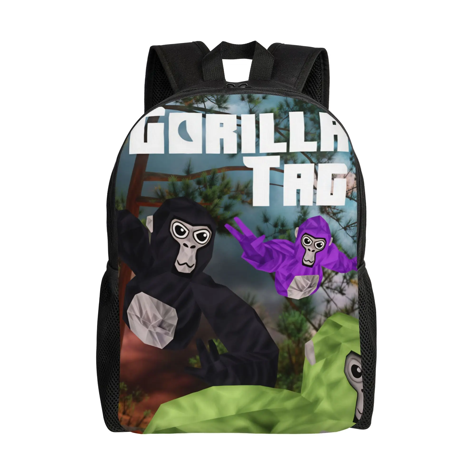 Gorilla Tag Backpack  University Backpacks Teen Leisure School Bags Colorful Durable Rucksack