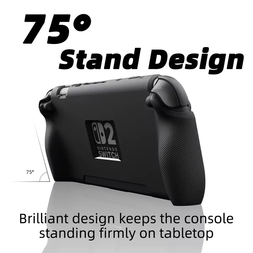 Savage Raven by Skull & Co. StandGrip لجهاز Nintendo Switch 2 حافظة واقية غطاء ثابت غلاف ناعم لوحدة تحكم ألعاب NS2