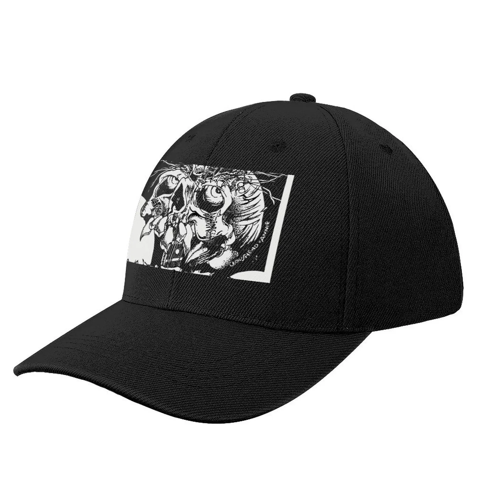 Pushead Septic Death Black And White Vintage Baseball Cap cute Golf Mens Women's