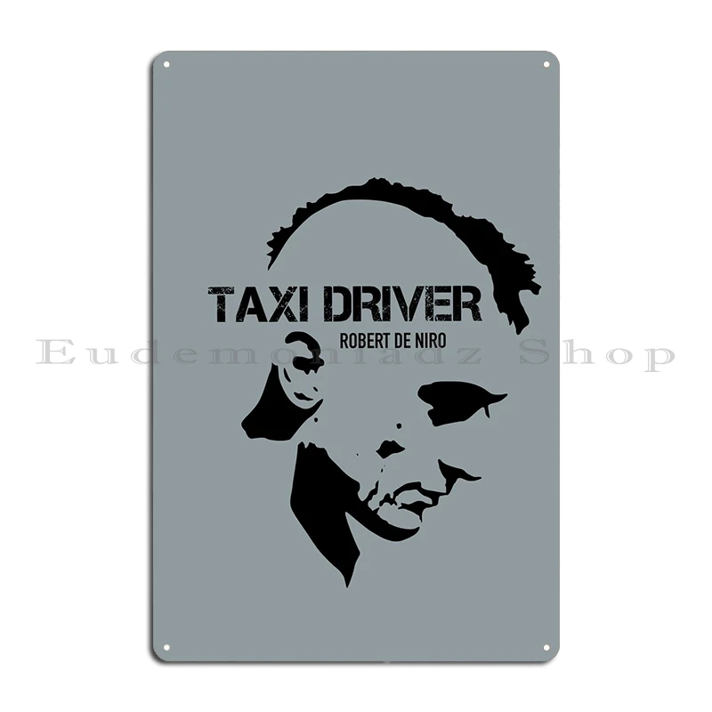 Taxi Driver Metal Sign Wall Decor Wall Decor Custom Garage Character Tin Sign Poster