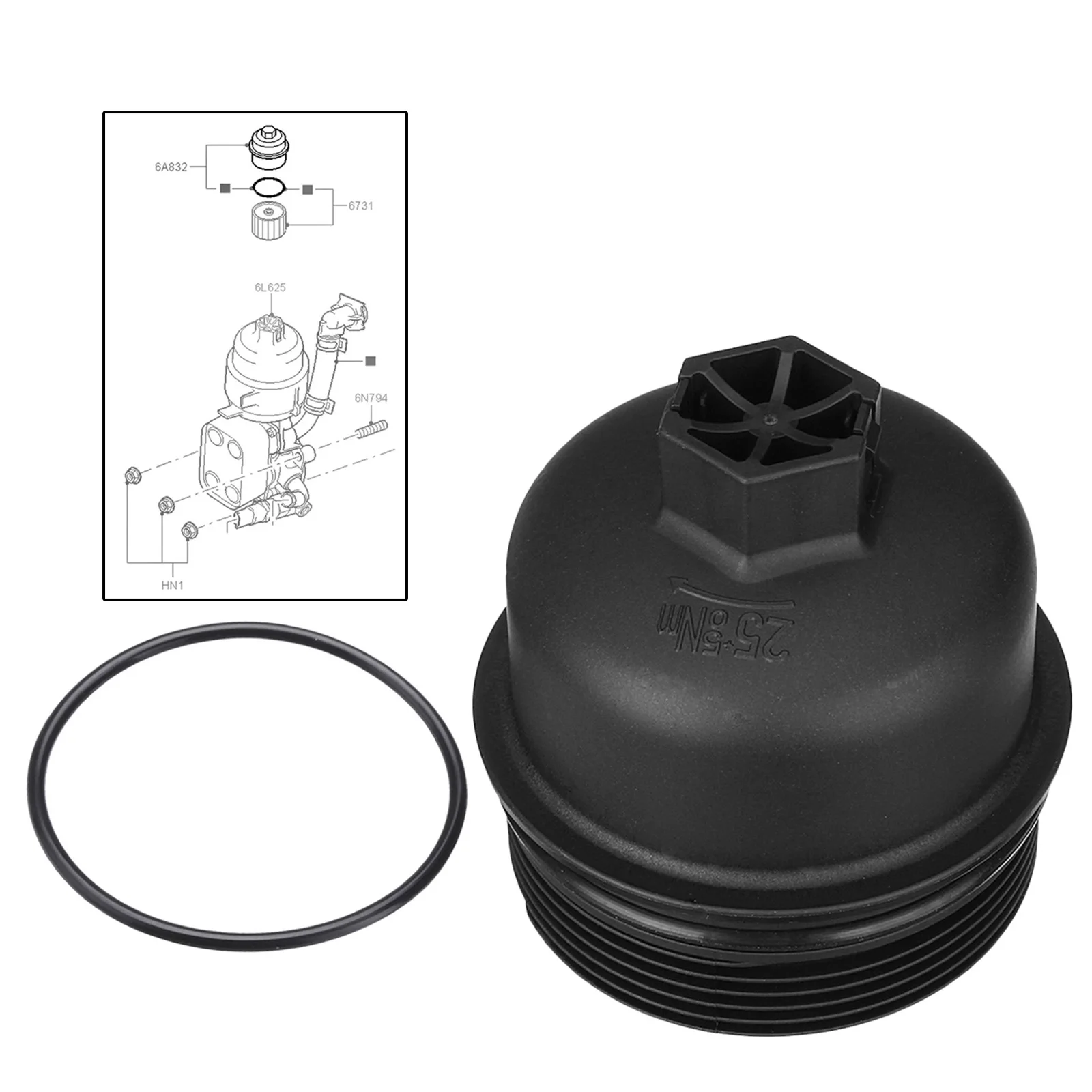 Oil Filter Housing  for FORD PEUGEOT CITROEN 1303477 1103L7 3M5Q6737AA