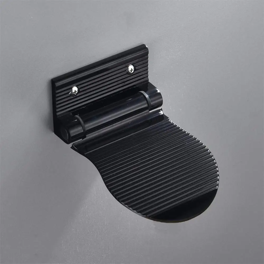 Aluminum Alloy Shower Foot Rest New Folding Anti Slip Legs Aid Wall Mounted Anodized Surface Foot Stand Bathroom