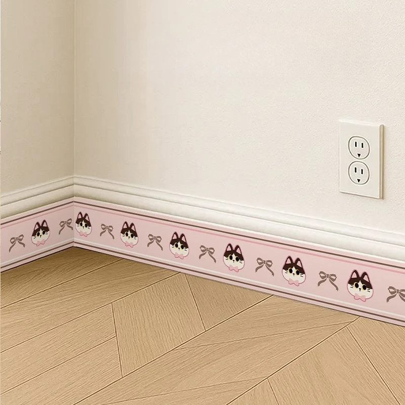 skirting line household self-adhesive wall sticker living room corner decoration sticker bedroom foot line anti-collision strip