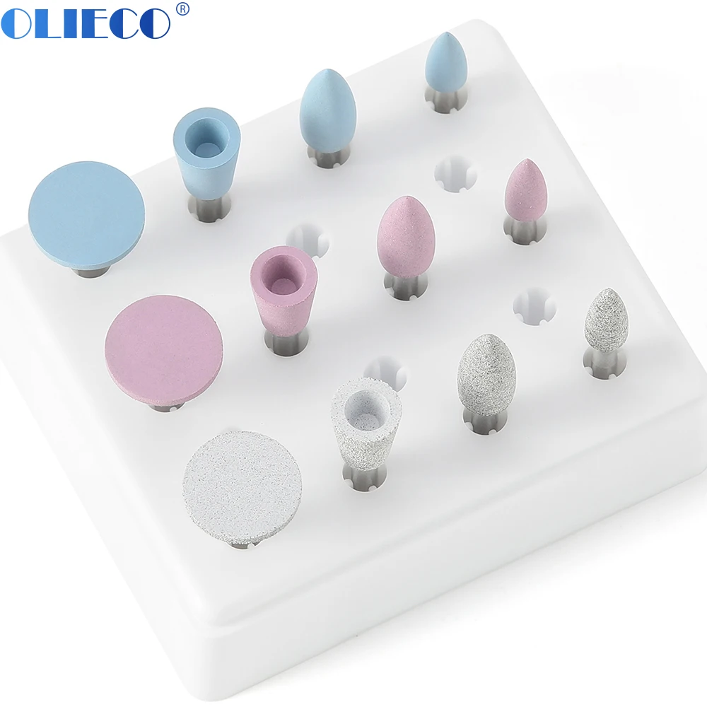 12pcs/BOX Dental Silicone Polishing Composite polishing kit