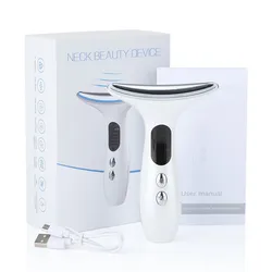 LED Face Massager Device - Three Mode, USB Rechargeable, Portable, Facial and Neck Massage, Skin Care, Mother's Day Gif