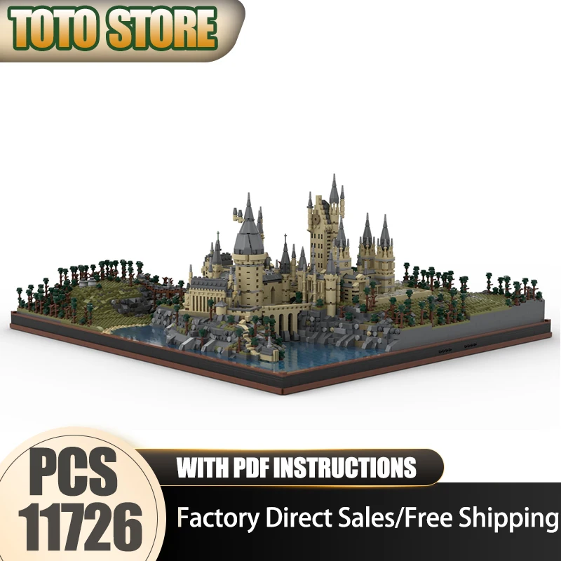 

Популярная модель фильма Moc, строительные кирпичи, замок, эпическая модель, технология, модульный известный блок сцены, игрушки, сделай сам, сборка, Рождественский подарок