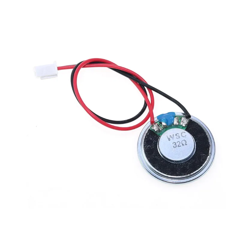 2PCSUltra رقيقة المتكلم 8 /32Ohms 2/1/0.5 واط 2 واط 8R قطر 20 مللي متر 23 مللي متر 28 مللي متر 36 مللي متر 40 مللي متر مع MX Wire2.54 محطة سلك Length15cm