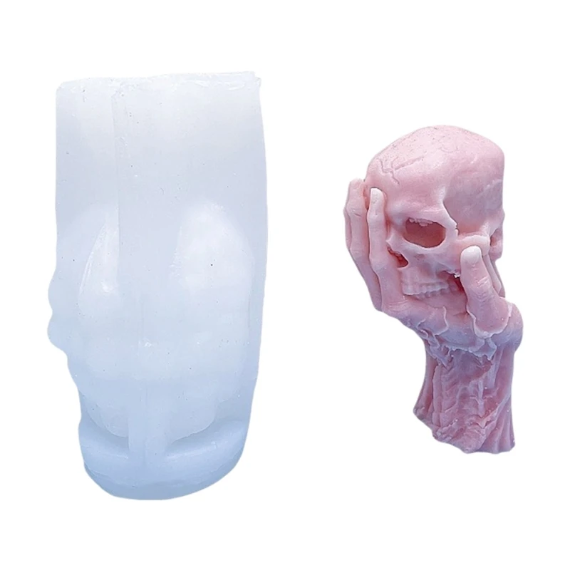 

Skull Shaped Silicone Molds Fondant Chocolate Molds for Epoxy Resin Soap