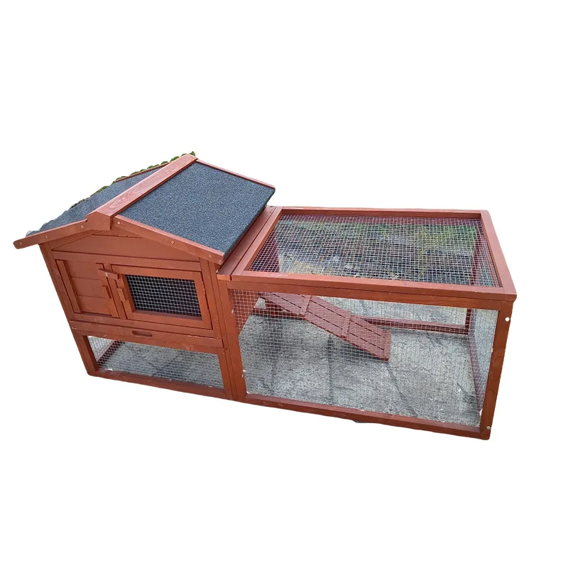 

Outdoor solid wood rabbit cage Large rabbit house Rainproof and sun protection Outdoor pet hamster cage Household