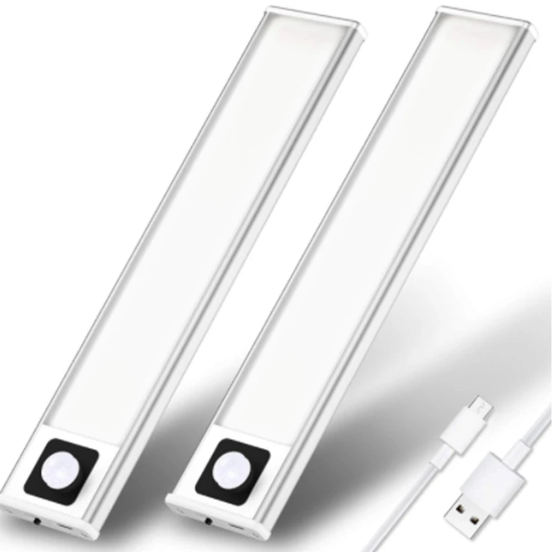 

JFBL Hot 2 светодиодный внутренний датчик движения, перезаряжаемый, USB, ультратонкий, беспроводной, работает от батареи