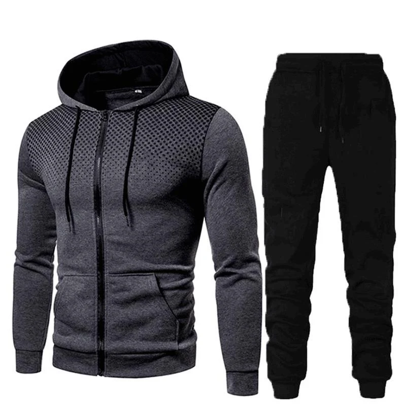 Mens fashion Sets Hoodies+Pants Autumn and Winter Sport Suits Casual Sweatshirts Tracksuit Sportswear