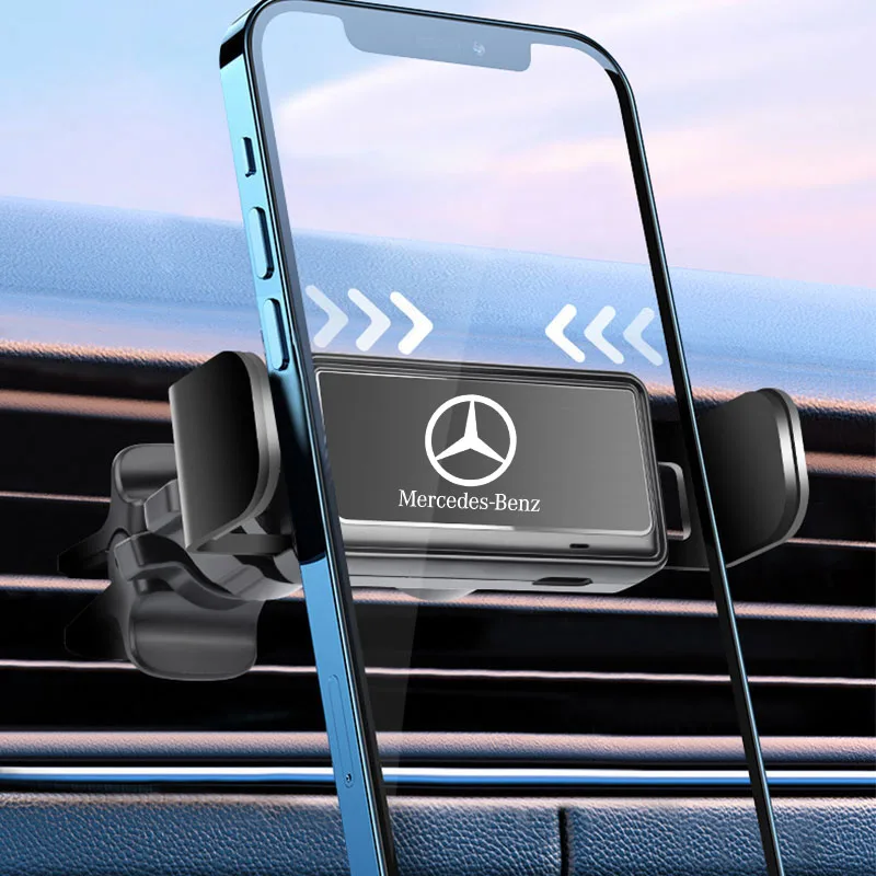 Car Phone Holder Super Stable Car Phone Mount For Mercedes Benz B/C/E/S Class W203 W204 W205 W210 W211 W222 CLS CLA CLK SLK GLK