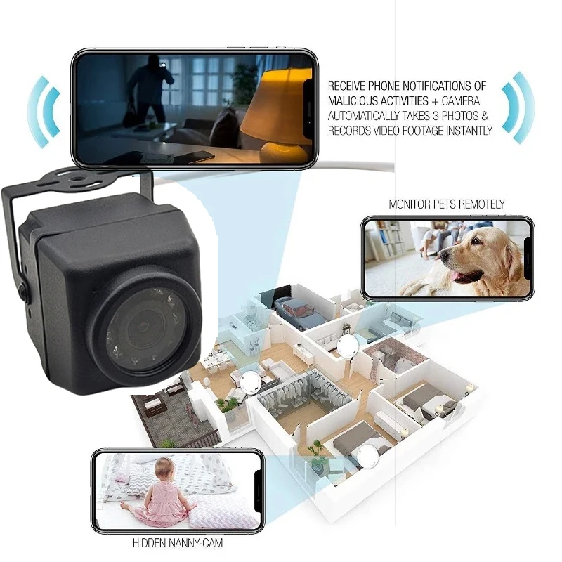 Small Outdoor Mini IR IP POE Cameras Night Vision IPC Wide Angle Audio Video Security Camera Surveillance P2P On vif Bird Cage