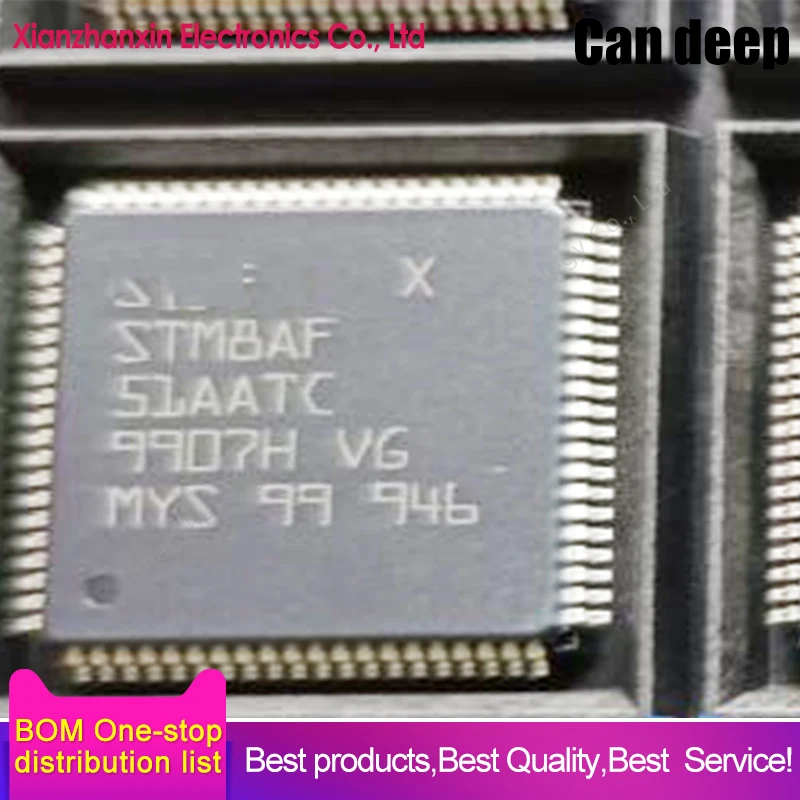 

1 ~ 5 шт./партия stm8af51panasc STM8AF51AA STM8AF51 QFP80 8-битный микроконтроллер