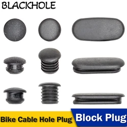 Derailleur/Brake Cable Hole Block Plug For Bike Frame Fork Dust Water Resistant Rubber Plug Round Oval Hole Plug Bicycle Parts