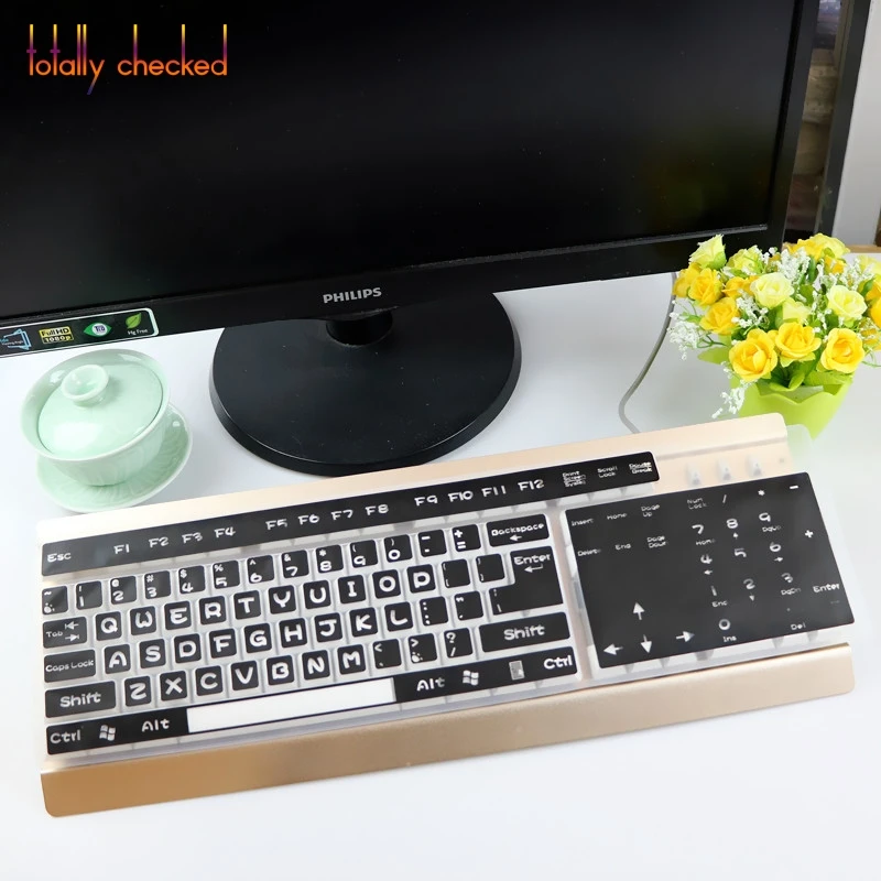 For Logitech K120 G810 G610 RGB Desktop PC Mechanical Gaming Keyboard  skin guard compute Silicone Keyboard Cover Protector Skin