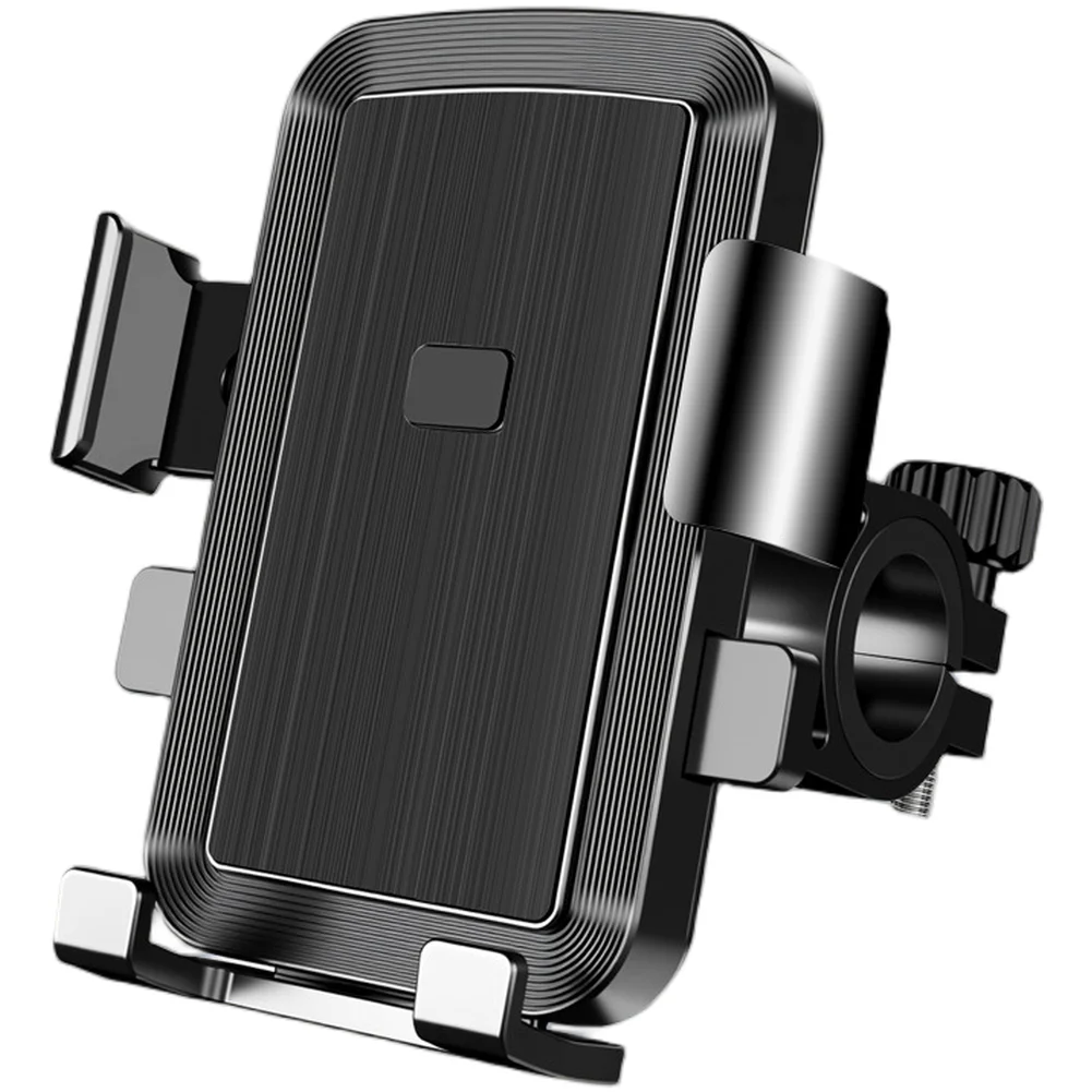 Secure Motorcycle Phone Mount 360 Degree Rotation Handlebar Holder Adjustable Fit for Smartphones 47 to 71 Inches