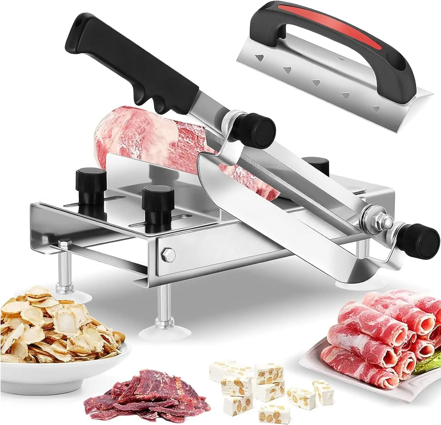 

Manual Frozen Meat Slicer Stainless Steel Meat Cutter