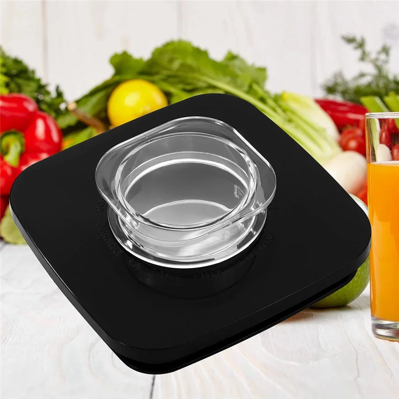 A86I-Blender Square Lid and Center Cap for Os-Ter Blender Jar Fit for 4903 Blender Square Jar Lid Replacements