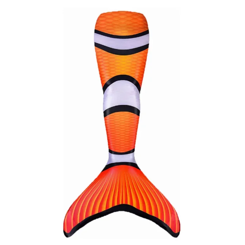 Kids Tails Swimsuit For Girls Children Bathing Beach Swimable Flower Mermaid Costume No Monofin Swimwear Clothes MN12