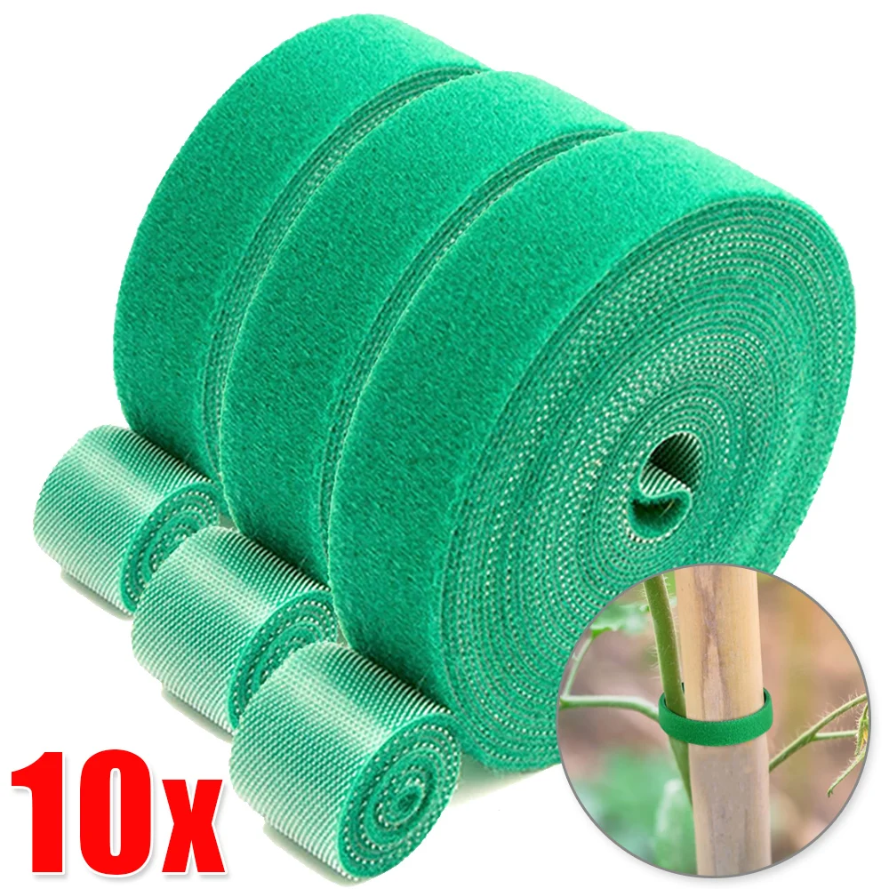 Reusable Nylon Plant Ties Self Adhesive Plant Fastener Tape For Support Grape Vines Tomato Plant Bandage Home Garden Accessories