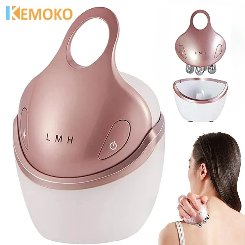 

EMS 4D Facial Massager 5 in 1 Massage Head Home Use Facial Device Promote Cream Absorption Facial Wrinkle Beauty Skin Tightening