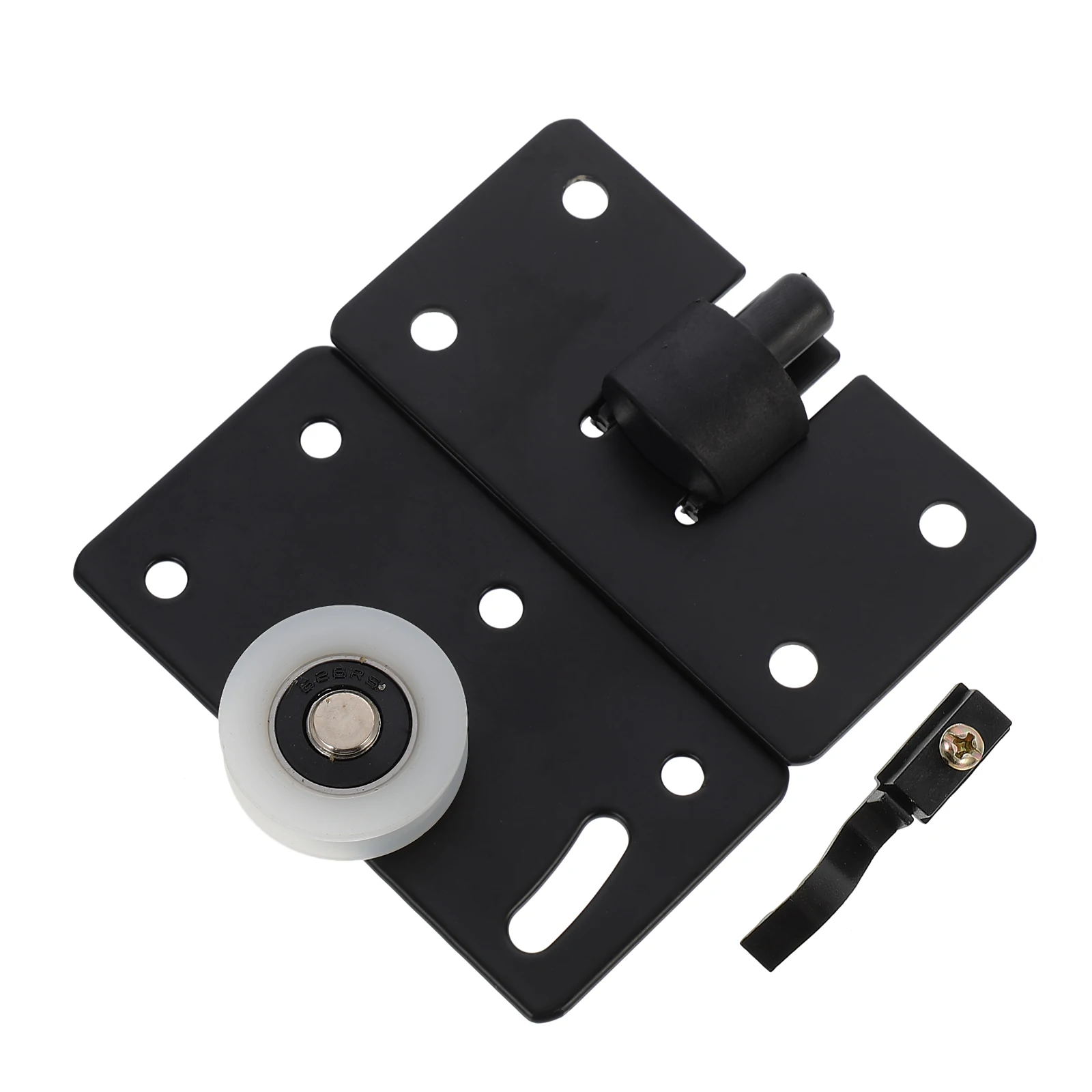 

2 Sets Sliding Door Wheel Buffer Roller Black Pulley Wardrobe Furniture Smooth Moving Durable Bearings Easy Install