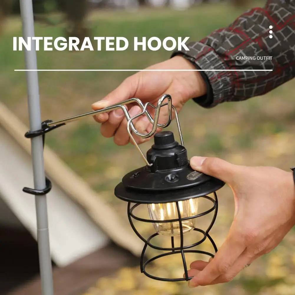 Stainless Steel Light Stand Holder Hooks Portable Tent Pole Lamp Hanger Hunting Fishing Lantern Hanger Outdoor Camping Tools