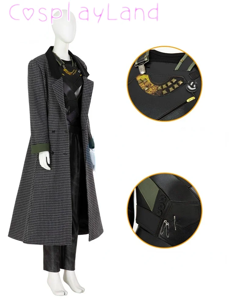 سيلفي البديل تأثيري حلي هالوين كرنفال سيدة لوكي 2 الزي الجديد خارقة بدلة كاملة معطف الموضة حجم كبير