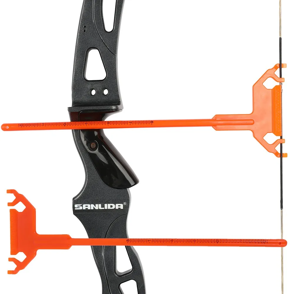 1pc Archery T-Ruler Recurve Bow Measure Tool Brace Height Distance Clear Graduation Outdoor Target Shooting Hunting Accessories