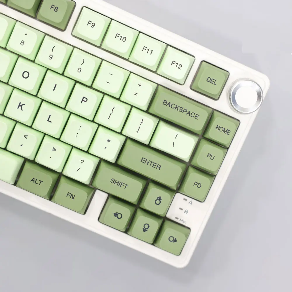 Copritasto per sublimazione in materiale PBT a 123 tasti XDA Copritasto personalizzato Matcha altamente personalizzato adatto per tastiera meccanica