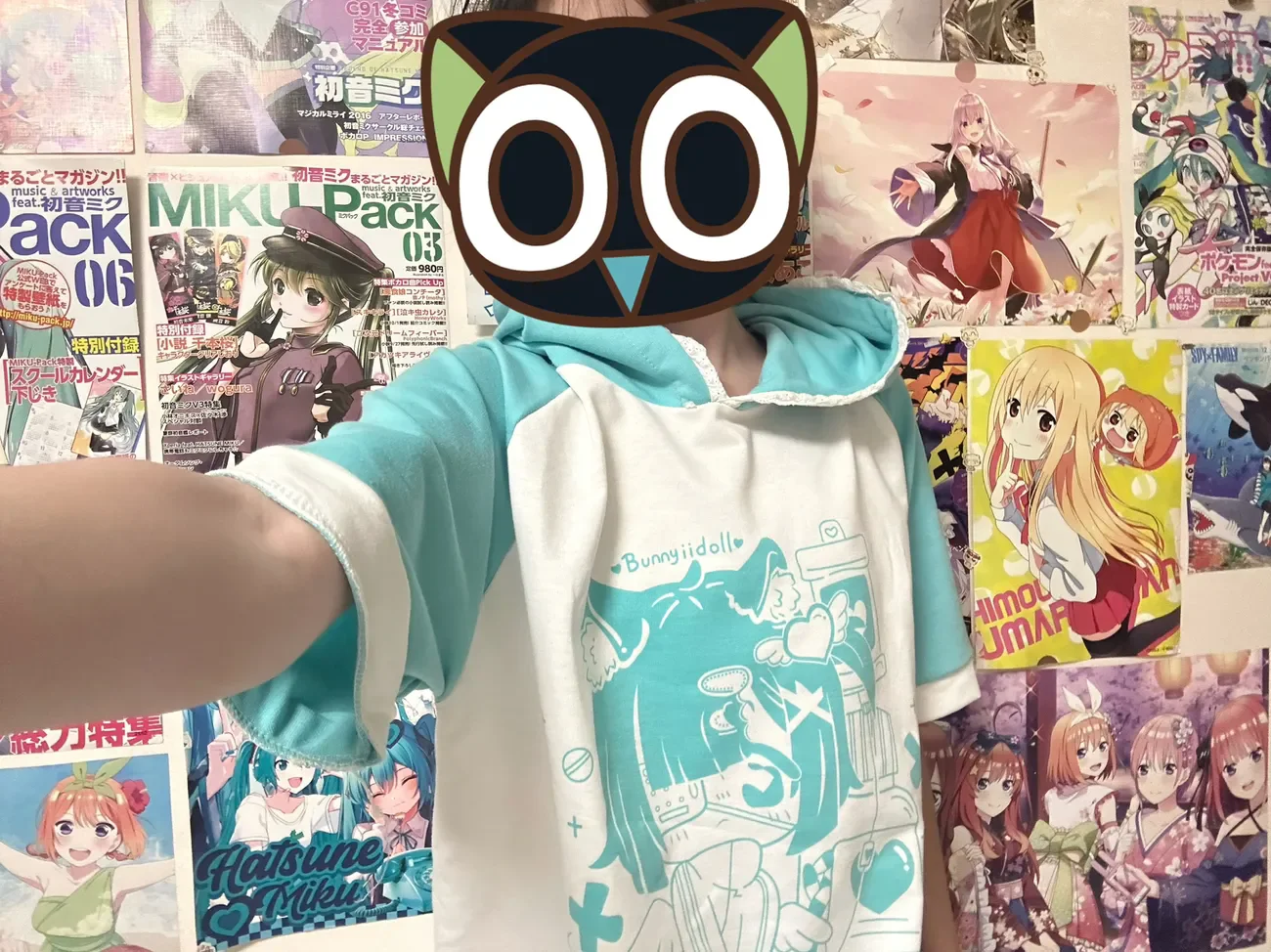 Japanese Cute Color Blocking Cat Ear Hooded Short-sleeved T-shirt for Women Summer New Lace Patchwork Graphic T Shirts Y2k Top
