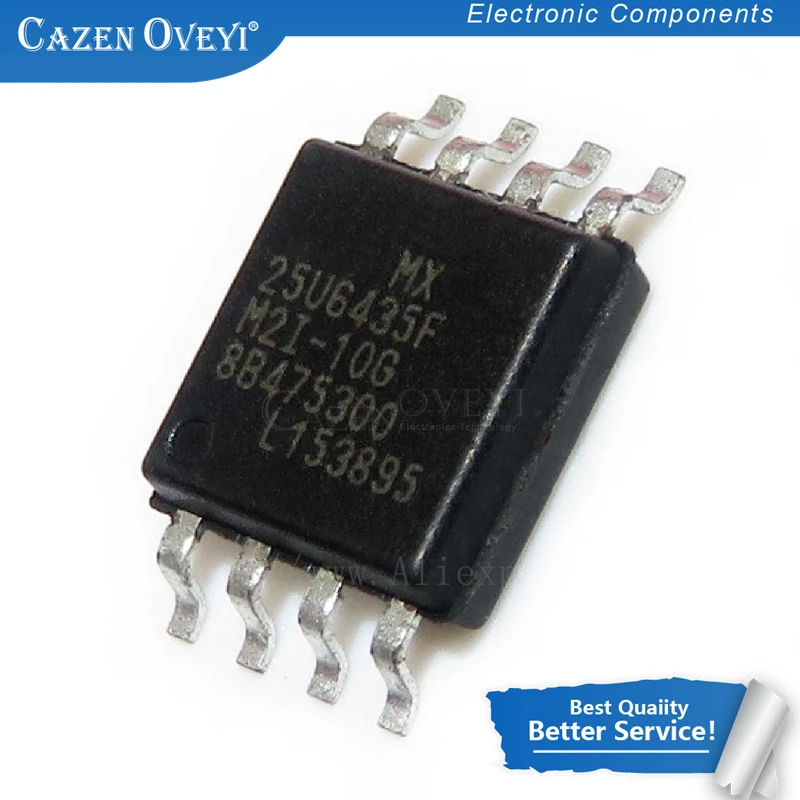 

10pcs/lot MX25U6435FM2I-10G MX25U6435F MX25U6435 25U6435F SOP-8 In Stock