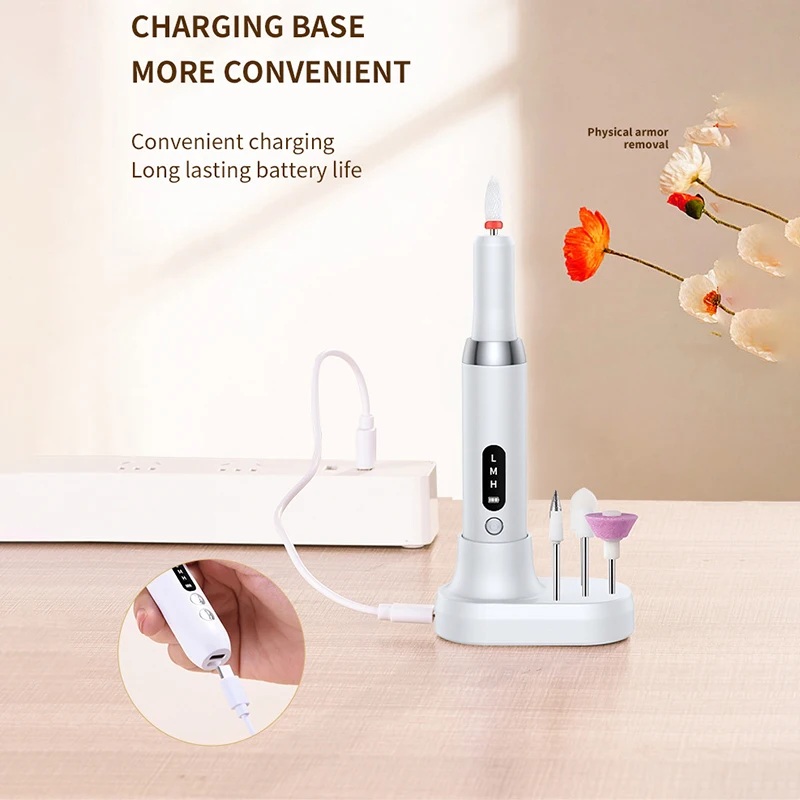 15000 RPM Elektrische Nagellak Boormachine USB Lading Draagbare Nagels Polijstmachine Manicure Set Peeling Polijsten voor Nail Salon