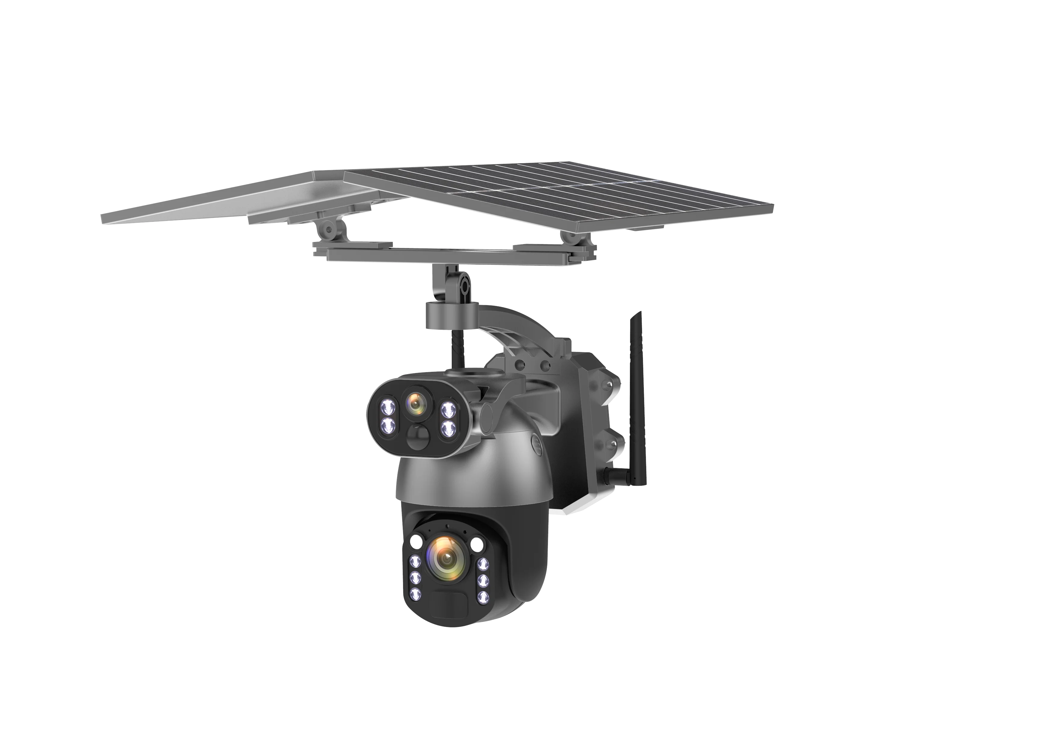 

2.5Inch 2K 6MP 10X Zoom iCam+ APP Solar Power Dual Lens WIFI/4G IP Dome Camera AI Humanoid Detection WIFI CCTV Monitor