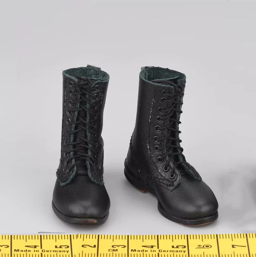 1/6 UJINDOU UD9016 WWII Series Soldier Hotel Operation Mini Black Hollow Shoe Boots Model For 12