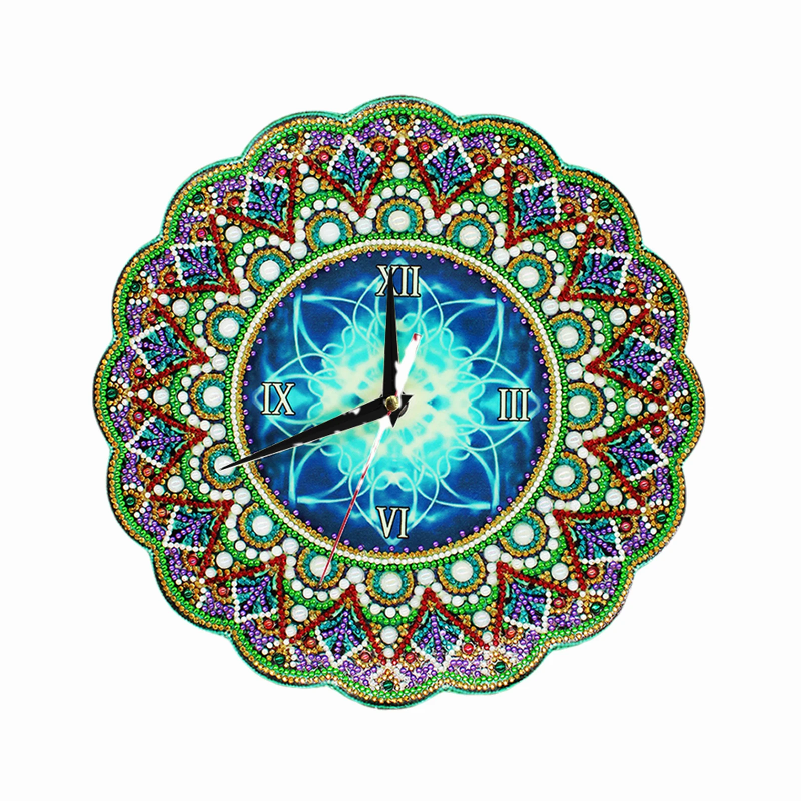 

DIY Special Shaped Full Diamond Painting Wall Clock Mandala Mosaic for Home Gift