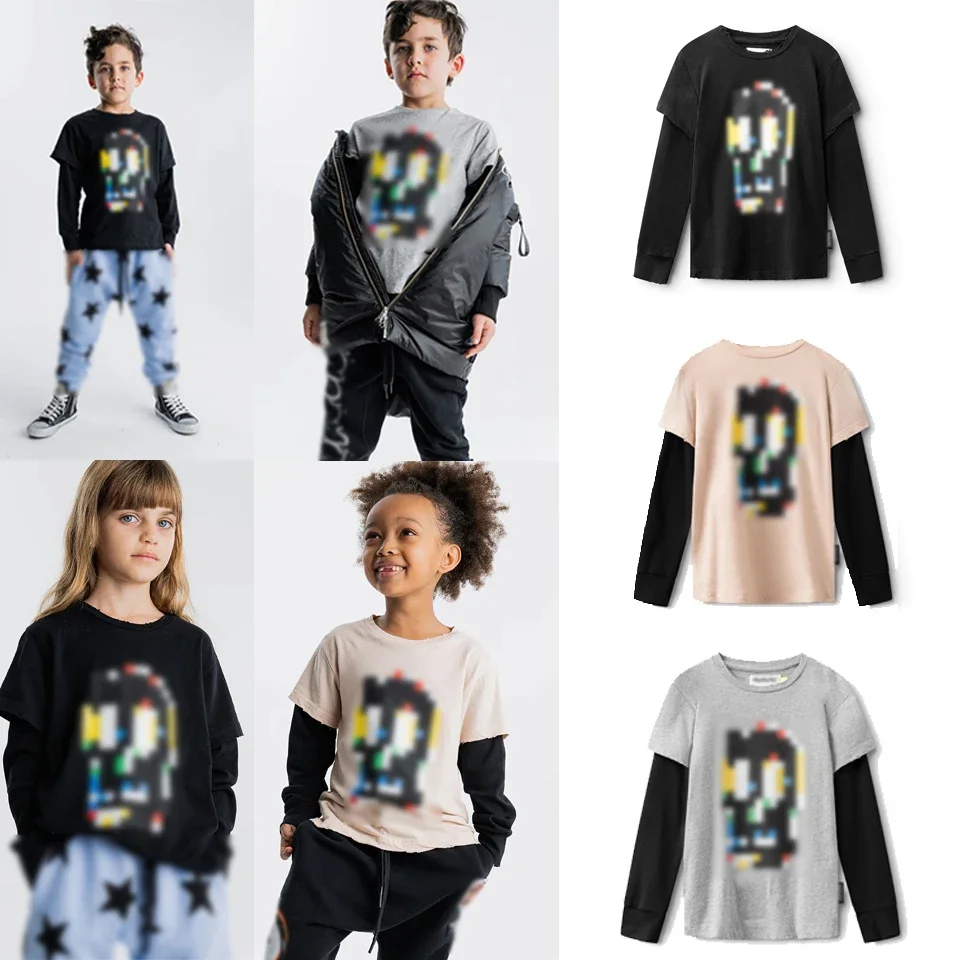 2024 Kids Clothes Boys Clothes Kids Long Sleeves Shirt Kids Girls Clothes Tops Children T Shirt Baby Hoodies Girls Sweatshirt
