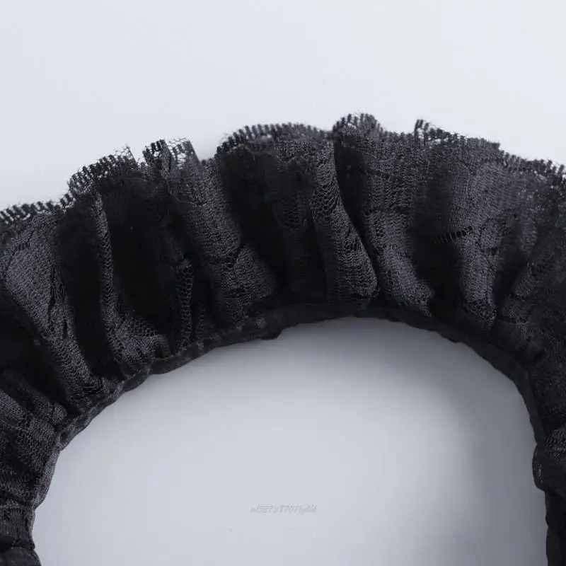 

X5XA Новая женская модная рубашка в стиле Лолиты с воротником, кружевной шалевый воротник, винтажные воротники, винтажные стили,