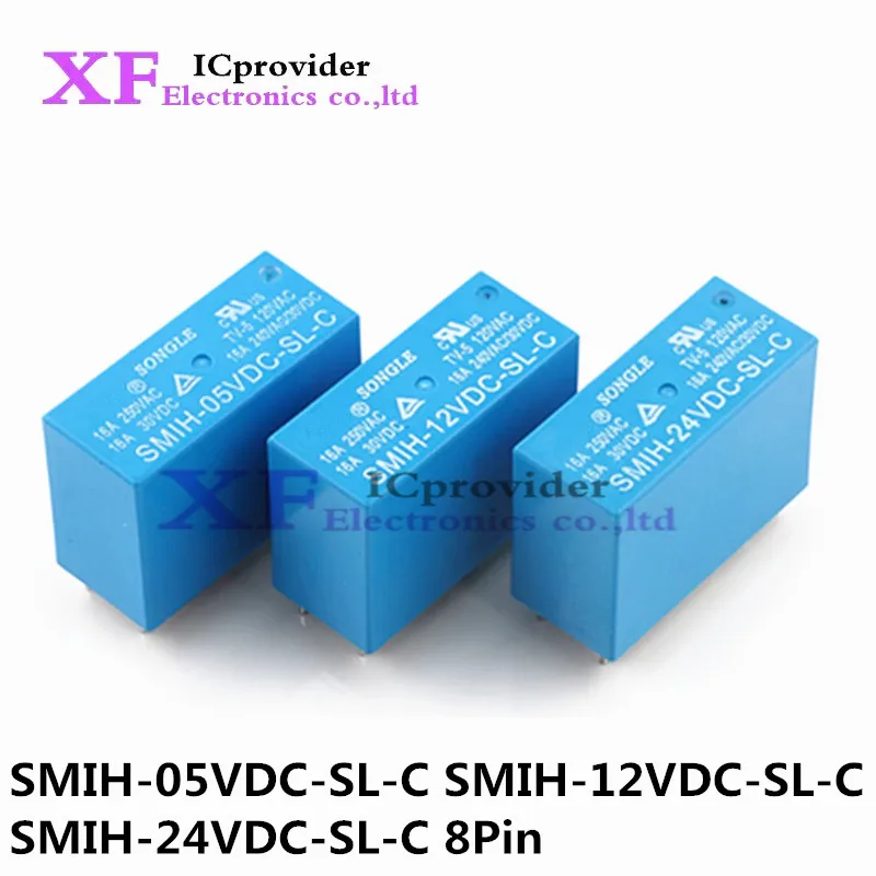 5Pcs SMIH-05VDC SMIH-05VDC-SL-C SMIH-12VDC-SL-C SMIH-24VDC-SL-C 8Pin