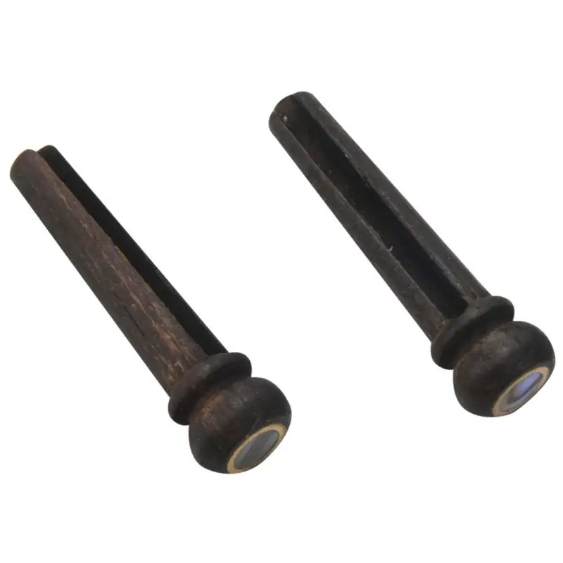 ชุดหมุดสะพานกีตาร์ไม้มะเกลือดำ ABUE-36 ชิ้น พร้อมจุดมุกอะบาโลนสีเขียว สำหรับอุปกรณ์เสริมกีตาร์อะคูสติก