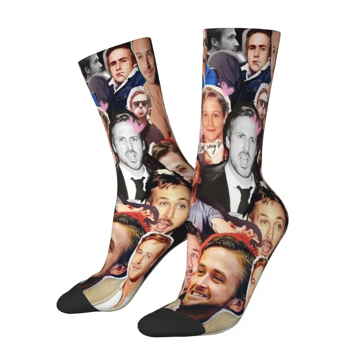 3D printing cosy Unisex Socks,Outdoor Ryan Gosling Interesting Four Seasons Socks