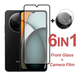 Protective Glass For Xiaomi Poco C61 Screen Protector Full Cover Tempered Glass Phone Camera Lens Film For Xiaomi Poco C61 C65