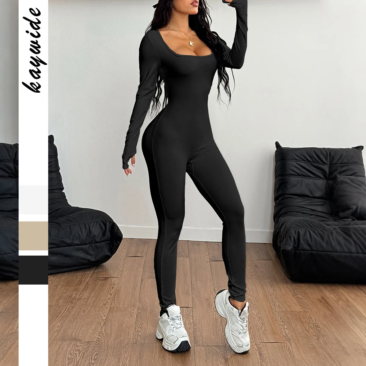 

Yoga Sports Style Slim-fit Spice Girl Jumpsuit Women's Clothing 2025 Spring And Summer Station