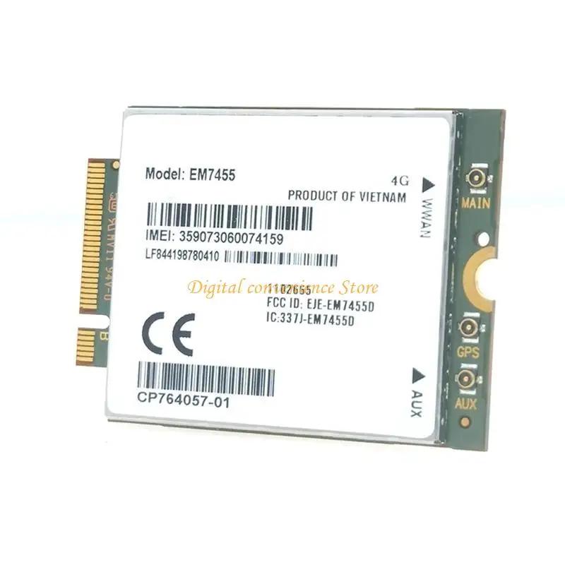 

97QA EM7455 LTE Module For Industrial Equipment Low Energy Usage Universal Compatibility Space Saving Networking