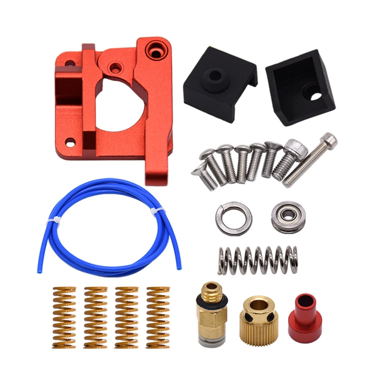 

ABJG-Upgrade Dual Gear Extruder with Tube/Silicone Case/Spring Kit for CR10 CR10S 3D