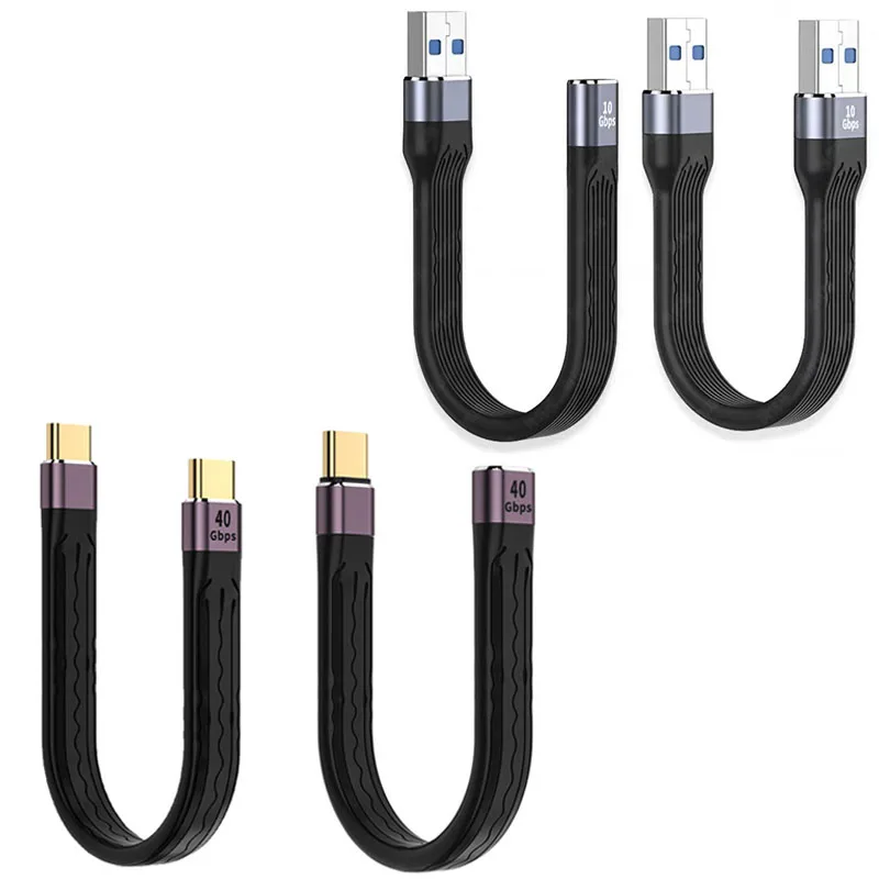 

40Gbps USB C to USB Type C Cable for MacBook Pro Quick Charge 4.0/3.1 60W 100W PD Fast Charging for Samsung Xiaomi Charge Cable