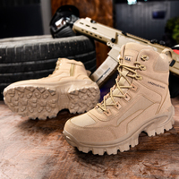 Men High Top Boots Climbing Hiking Shoes Mens Desert Waterproof Work Safety Shoes Ankle Men Outdoor Boots Zapatos Hombre Sneaker